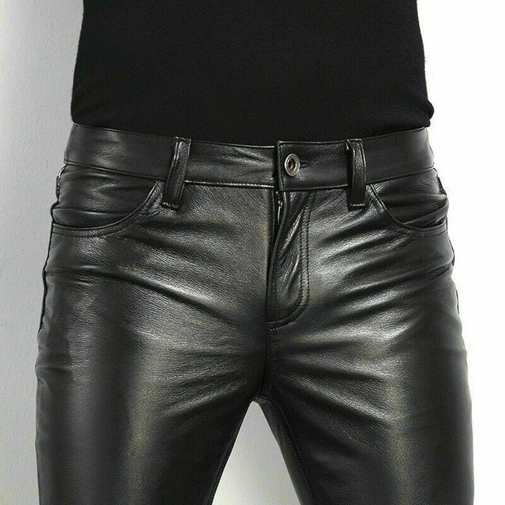 Pantalon en Cuir Giuseppe | Ajusté, Style Moderne et Élégant 3