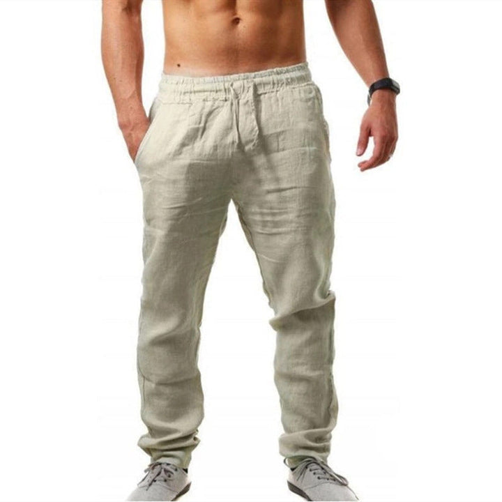 Pantalon en lin Eliott | Coupe droite & légère pour homme 0