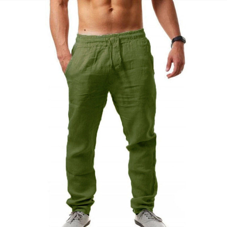 Pantalon en lin Eliott | Coupe droite & légère pour homme 7