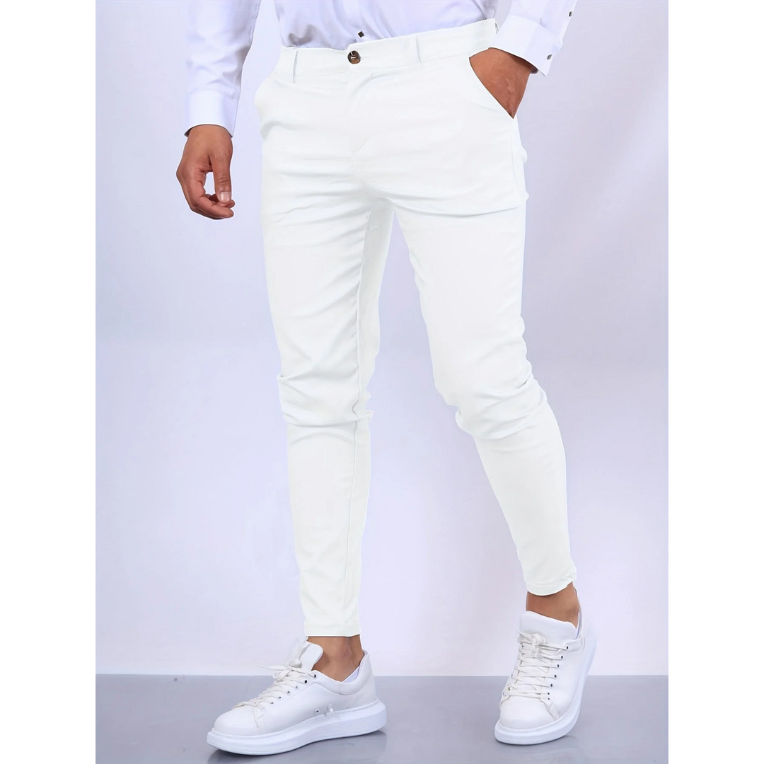 Pantalon slim Celvian | Coupe moderne, tissu respirant pour homme 0