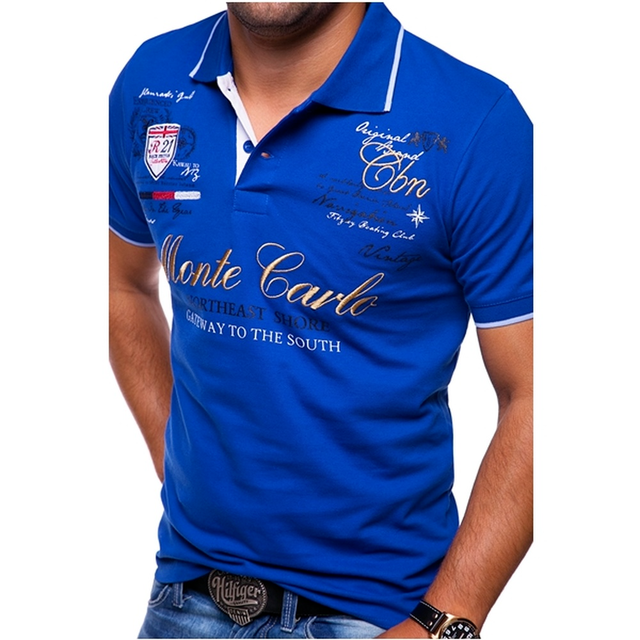Polo Homme Leo | Élégant en Coton Mélangé, Style Classique & Confort Quotidien 1