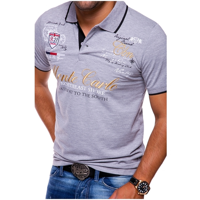 Polo Homme Leo | Élégant en Coton Mélangé, Style Classique & Confort Quotidien 2