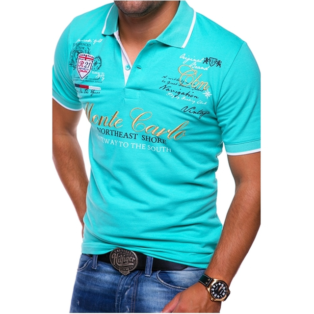 Polo Homme Leo | Élégant en Coton Mélangé, Style Classique & Confort Quotidien 4