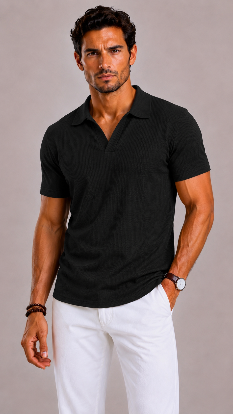 Polo Structuré Célian | Polyester, Coupe Regular Fit, Col Classique 2