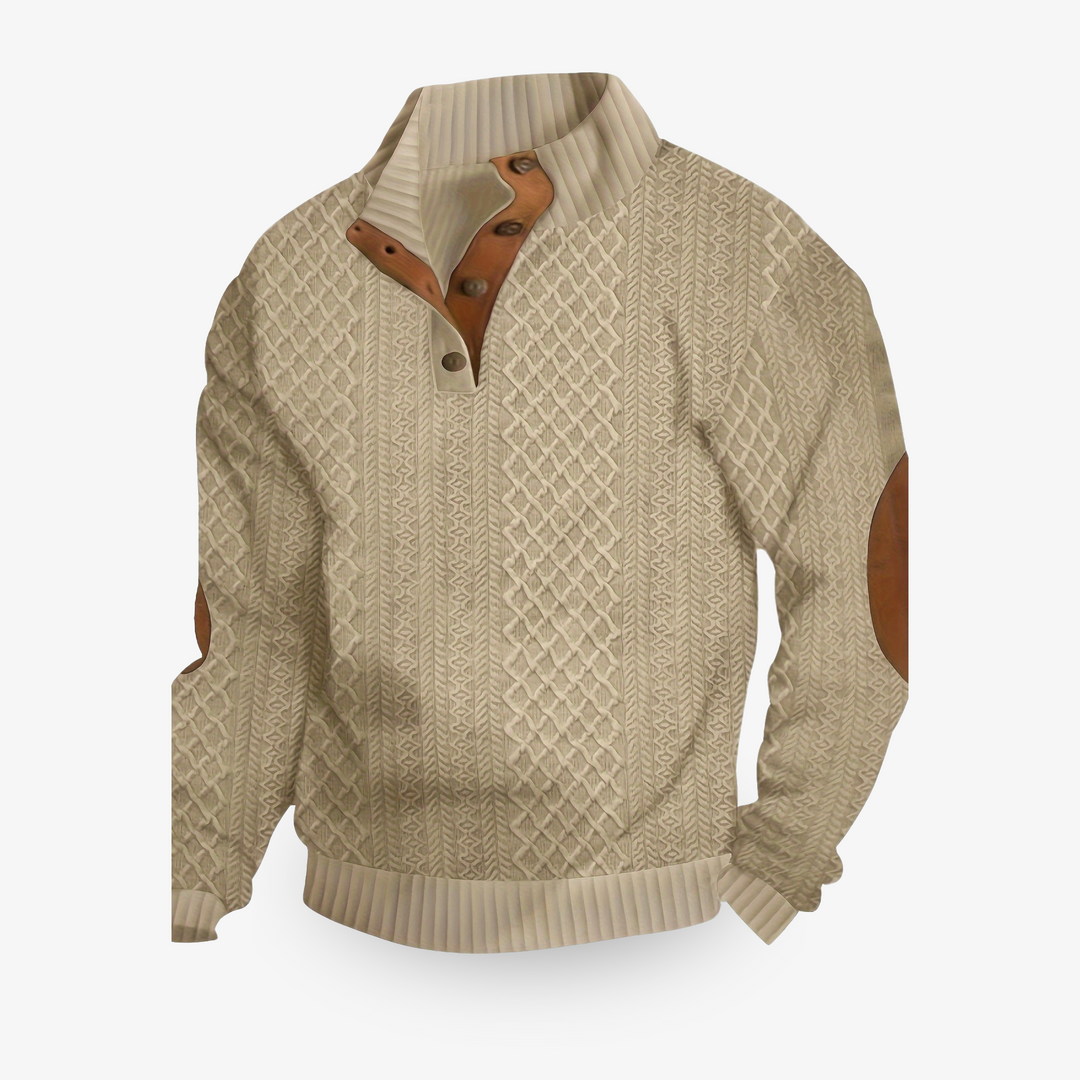 Pull Anton | Col Boutonné, Style Décontracté et Confortable 0