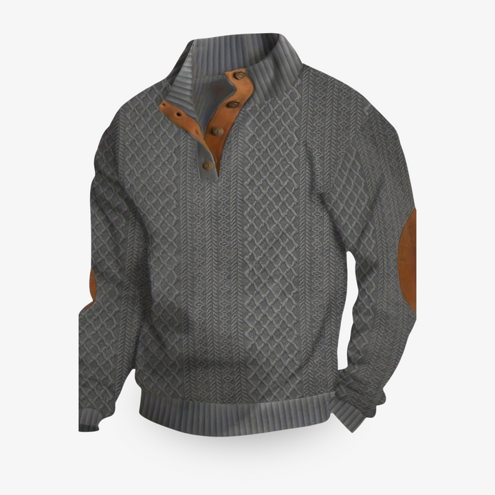 Pull Anton | Col Boutonné, Style Décontracté et Confortable 4