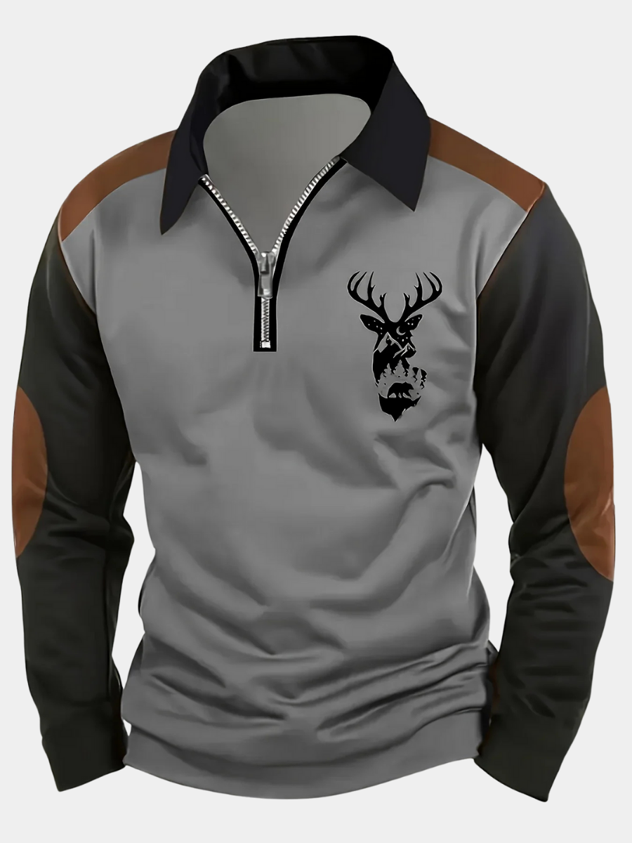 Pull Automnal Léon | Tricot de haute qualité, coupe regular, confort et élégance pour homme 1