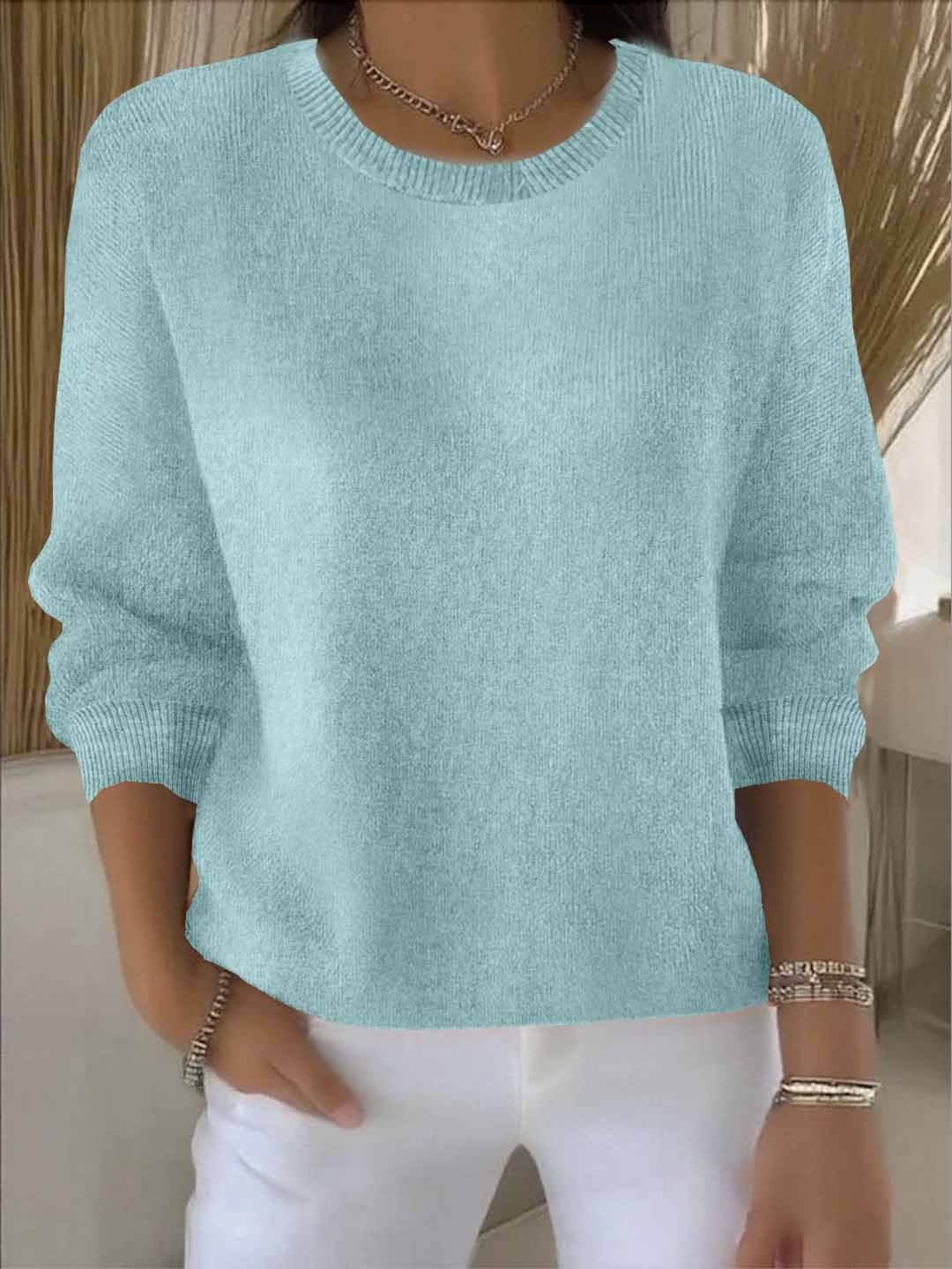 Pull Élégant Enveloppant | Tissu Doux, Coupe Fluide, Idéal pour Toutes Silhouettes 13