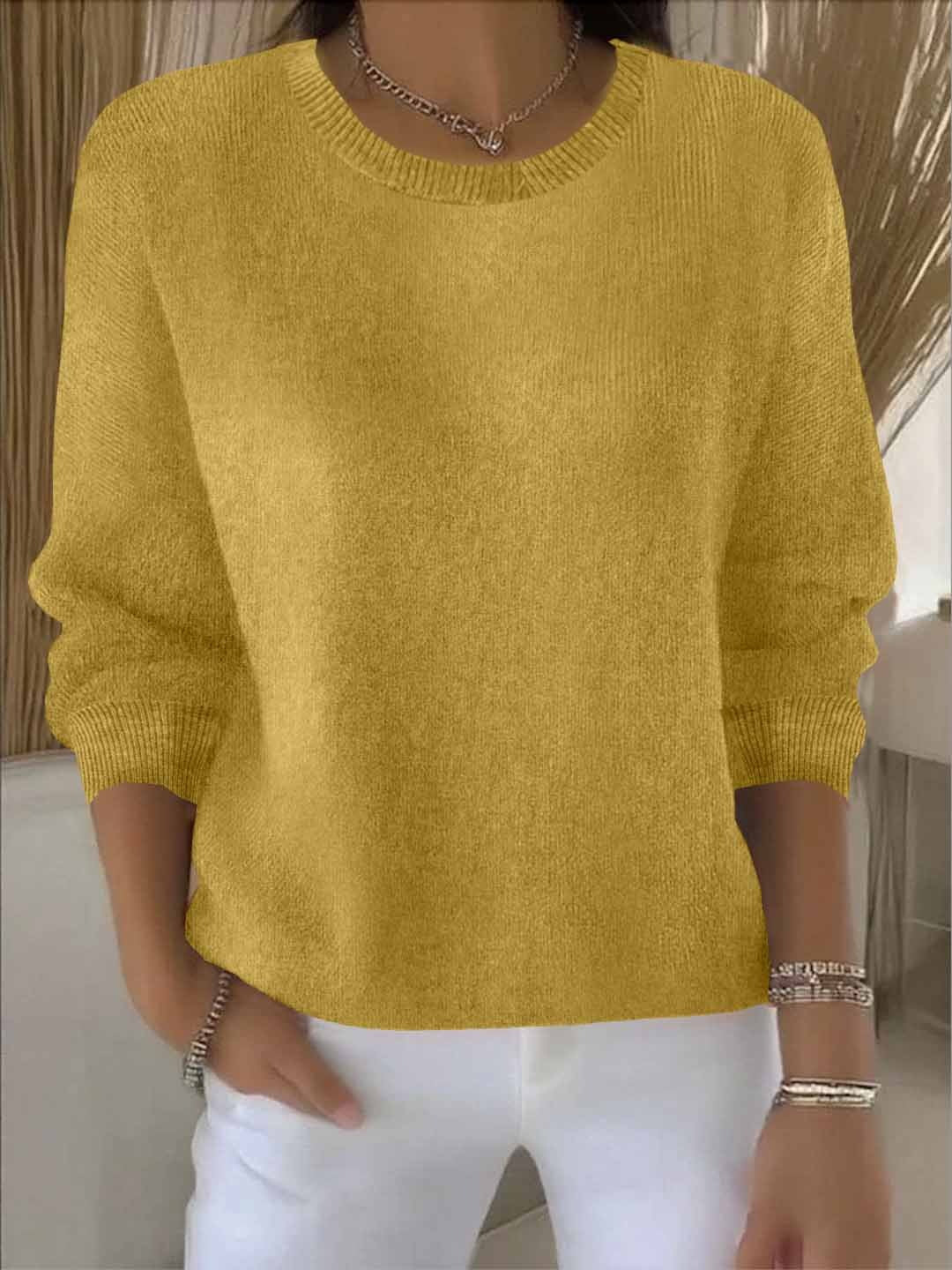 Pull Élégant Enveloppant | Tissu Doux, Coupe Fluide, Idéal pour Toutes Silhouettes 7