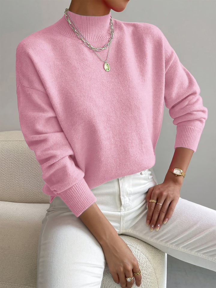 Pull Élise Femme | Maille Douce, Col Rond Montant 2