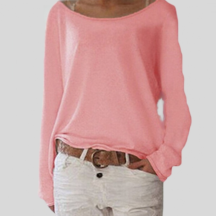 Pull Léger Livia | Col Rond Élégant & Confortable pour Femme 0