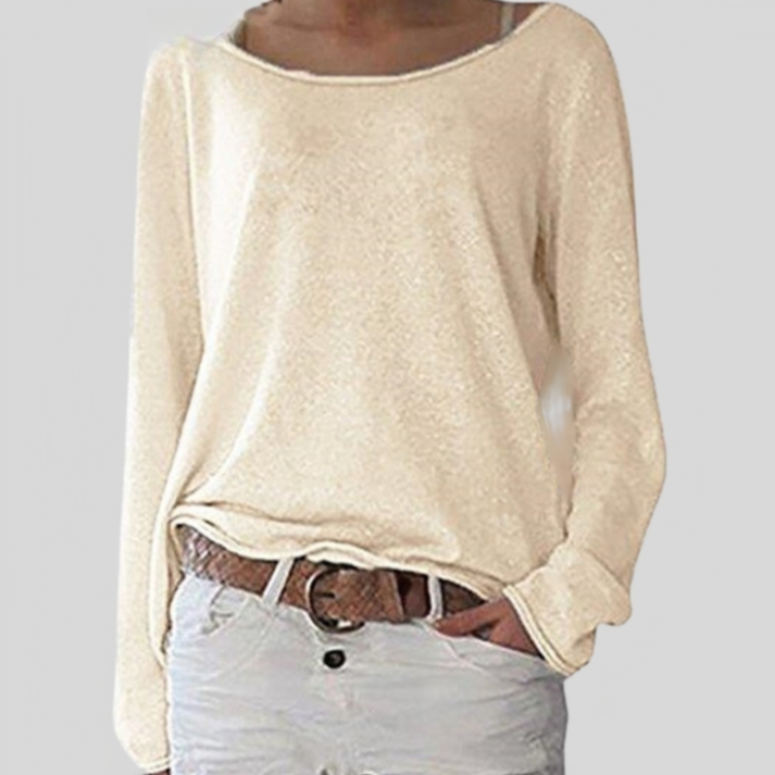 Pull Léger Livia | Col Rond Élégant & Confortable pour Femme 2