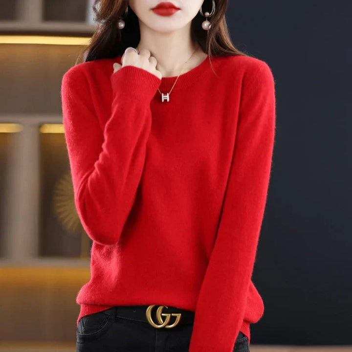 Pull Ophelia Femme | Cachemire Pur, Élégance Automne-Hiver 15