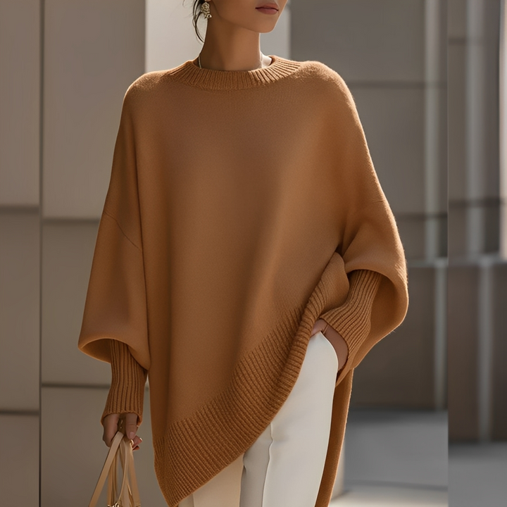 Pull Oversize Mia pour femmes | Col rond, coupe ample 2