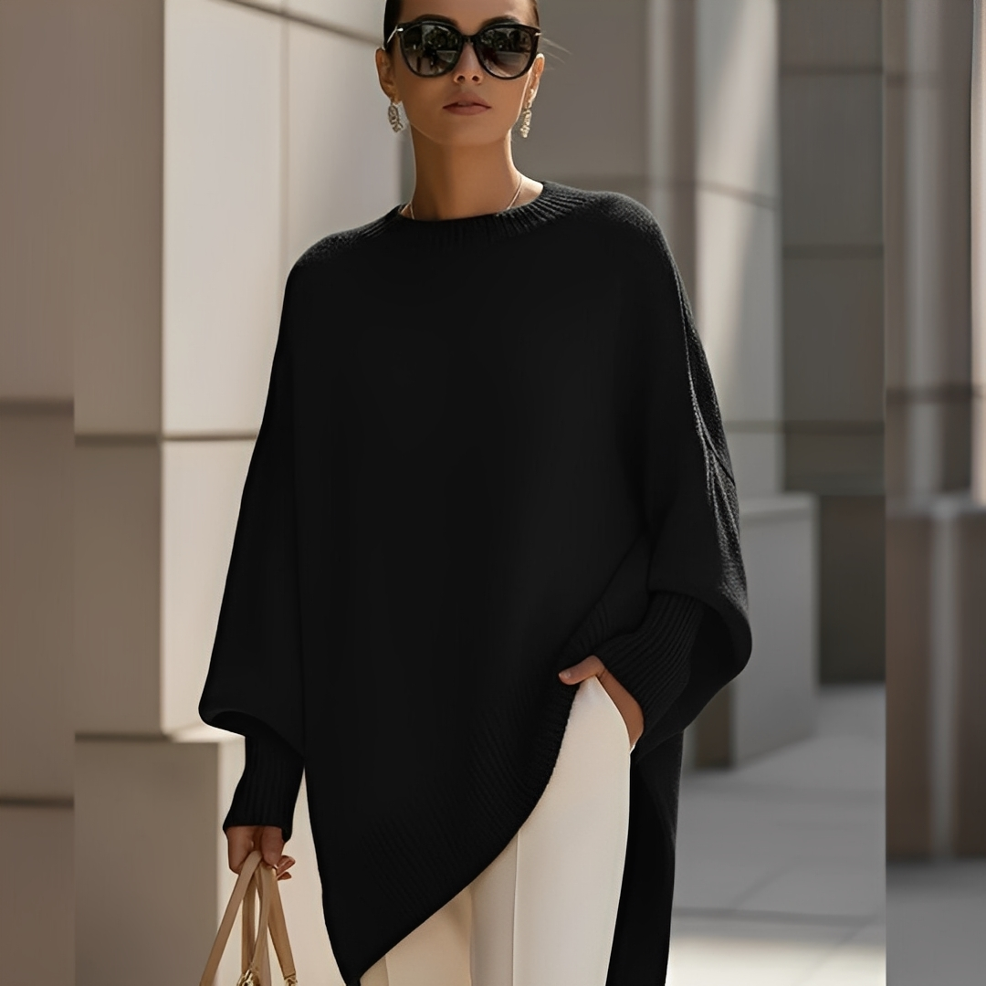 Pull Oversize Mia pour femmes | Col rond, coupe ample 4