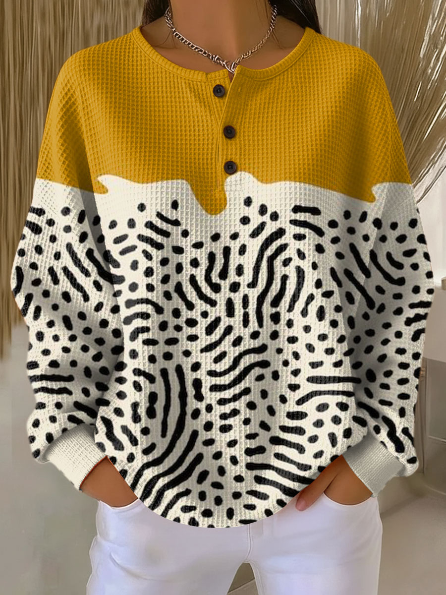 Pull Waffle Femme | Tricot Épais, Confort Optimal, Coupe Décontractée 10
