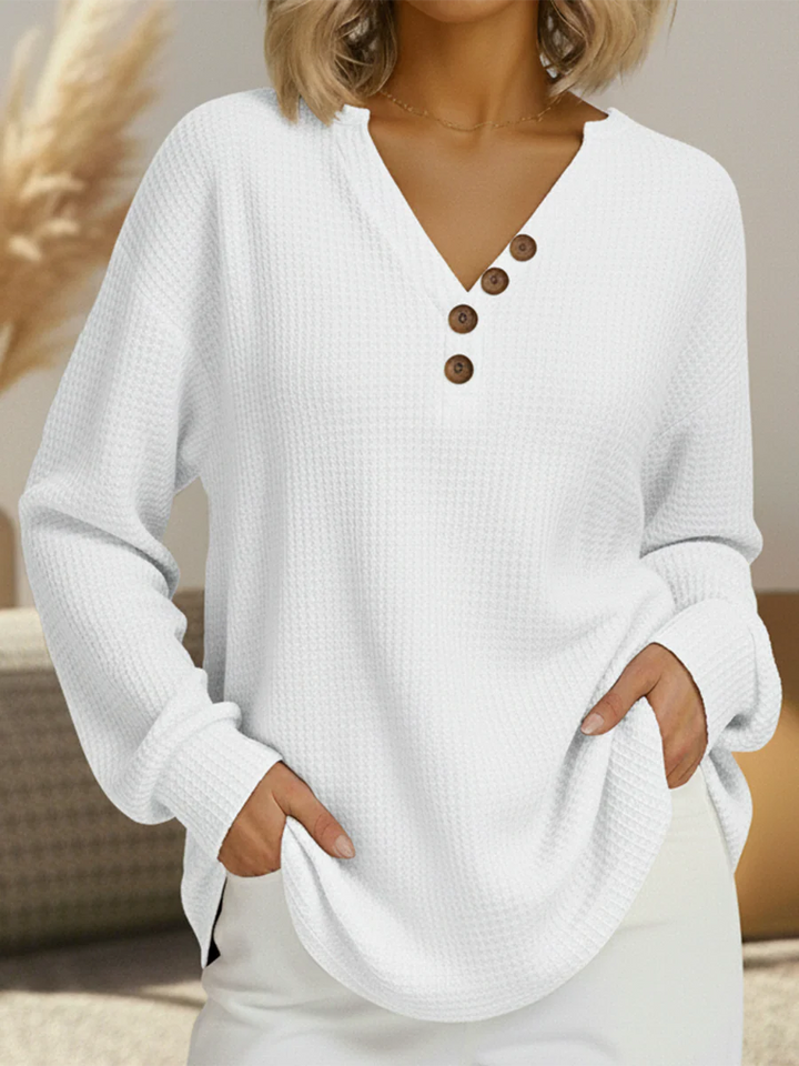 Pull Waffle Femme | Tricot Épais, Confort Optimal, Coupe Décontractée 12