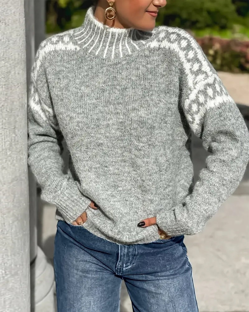 Pull Waffle Femme | Tricot Épais, Confort Optimal, Coupe Décontractée 4