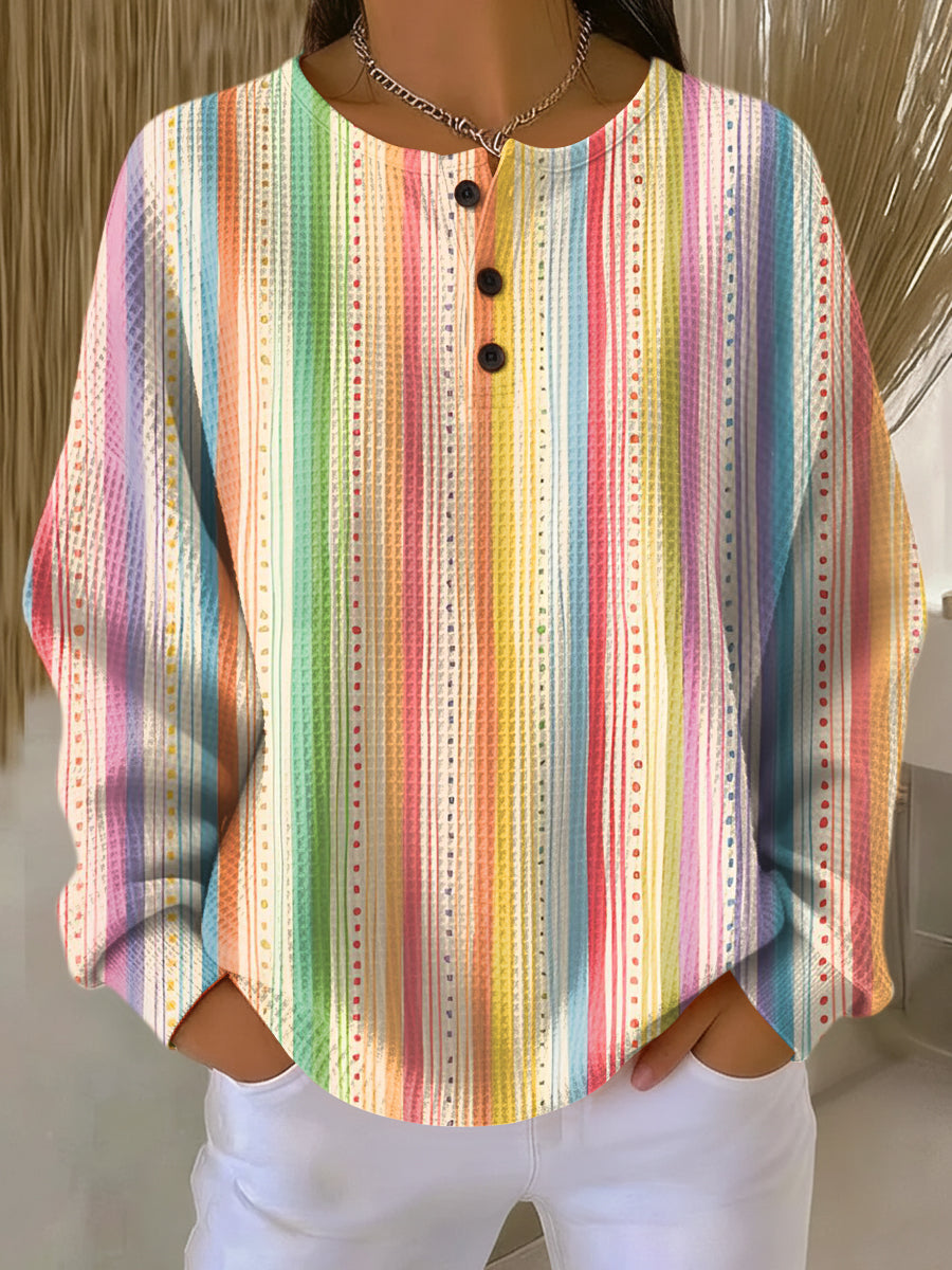 Pull Waffle Femme | Tricot Épais, Confort Optimal, Coupe Décontractée 9