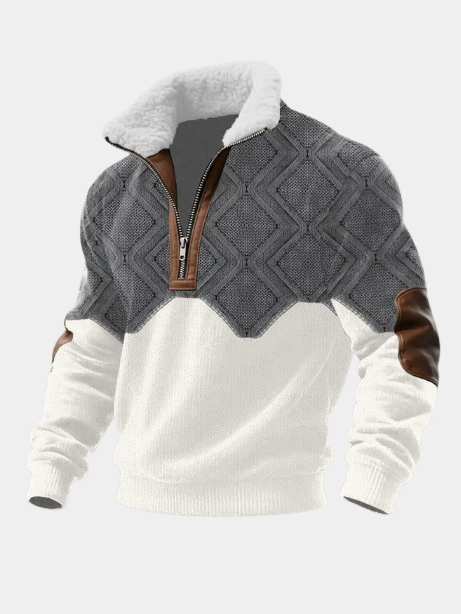 Pull en polaire Laurent | Col haut, confort optimal pour homme 1