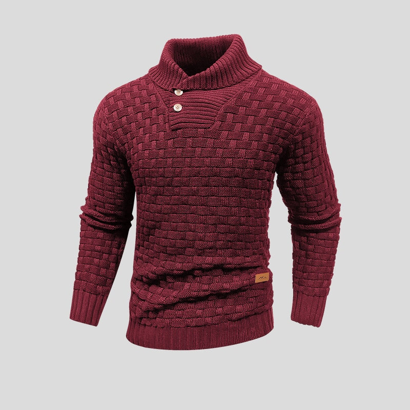 Pull thermique Pierre | Tricot élégant en acrylique et laine, coupe confortable 5