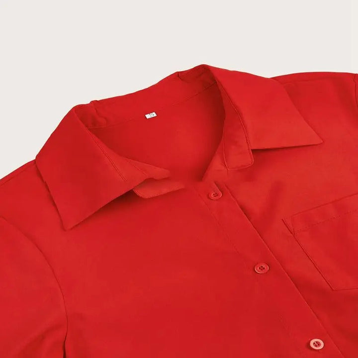 Robe Chemise Lisette Femme | Coupe Fluide en Coton et Lin, Poches Latérales 3