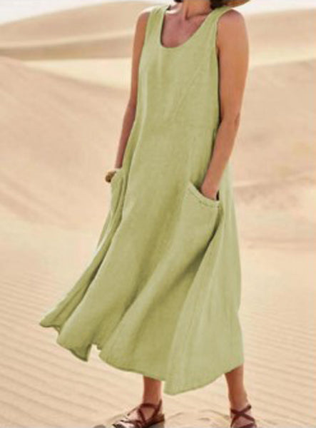 Robe Isaline Longue Femme | Coton Léger avec Poches Pratiques 11