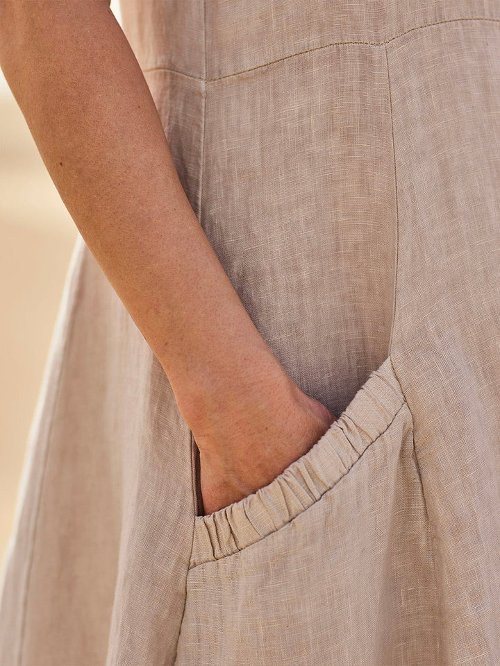 Robe Isaline Longue Femme | Coton Léger avec Poches Pratiques 2