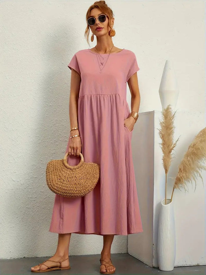 Robe Longue Cléophée Femme | Coton Doux, Poches Pratiques 3