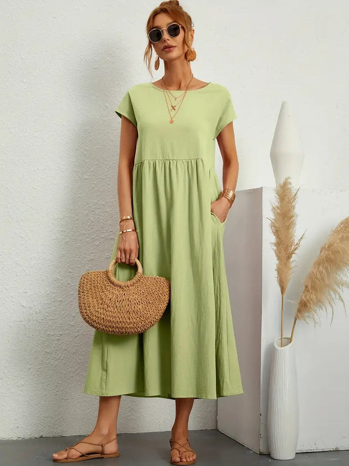 Robe Longue Cléophée Femme | Coton Doux, Poches Pratiques 6