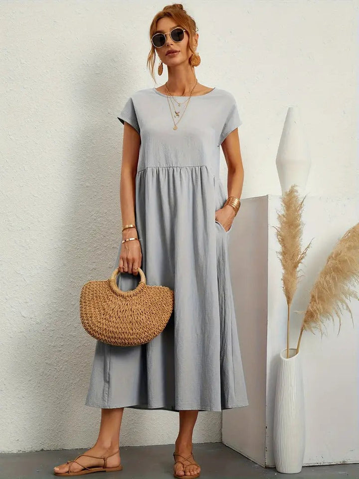 Robe Longue Cléophée Femme | Coton Doux, Poches Pratiques 7
