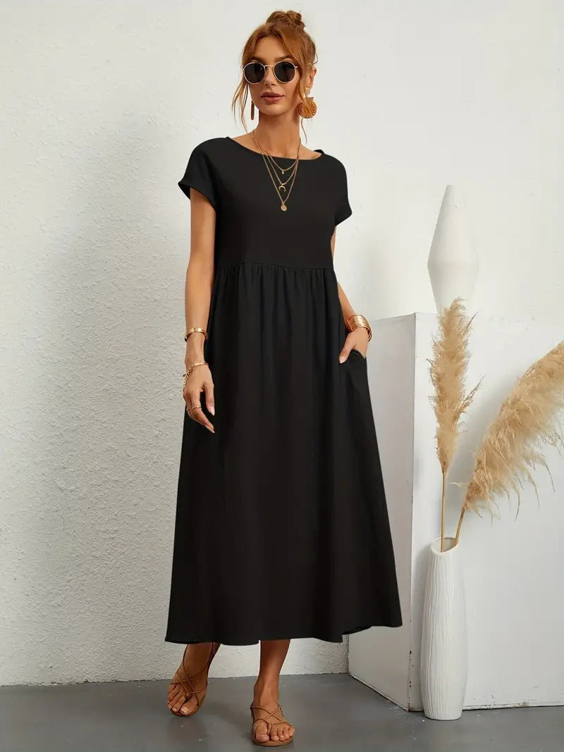 Robe Longue Cléophée Femme | Coton Doux, Poches Pratiques 9