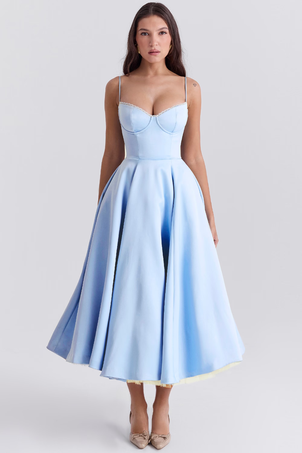 Robe Longue Elodie Femme | Élégante et Fluide en Polyester, Parfaite pour Soirées d'Été 0
