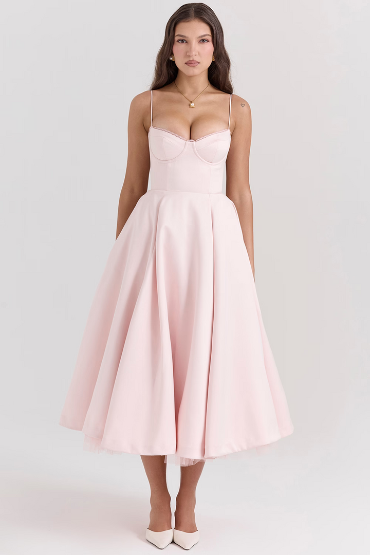 Robe Longue Elodie Femme | Élégante et Fluide en Polyester, Parfaite pour Soirées d'Été 3