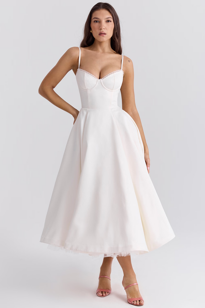 Robe Longue Elodie Femme | Élégante et Fluide en Polyester, Parfaite pour Soirées d'Été 6