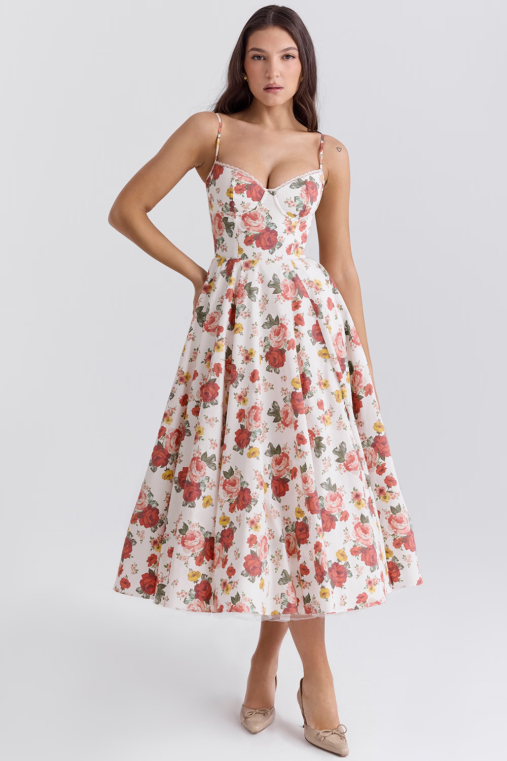 Robe Longue Elodie Femme | Élégante et Fluide en Polyester, Parfaite pour Soirées d'Été 9