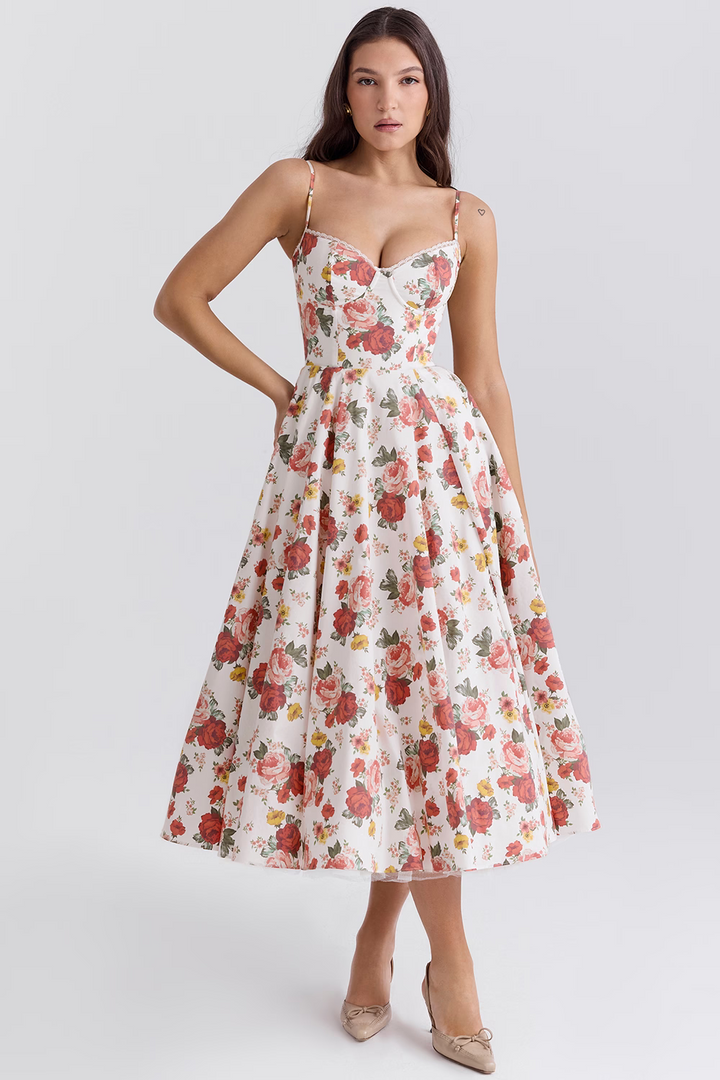 Robe Longue Elodie Femme | Élégante et Fluide en Polyester, Parfaite pour Soirées d'Été 9