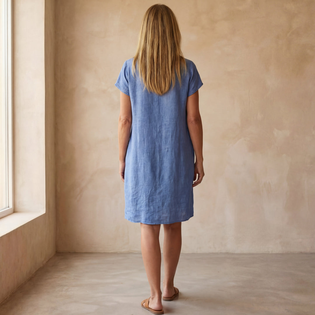 Robe Marinia | Coton Léger, Style Bohème & Manches Courtes 2