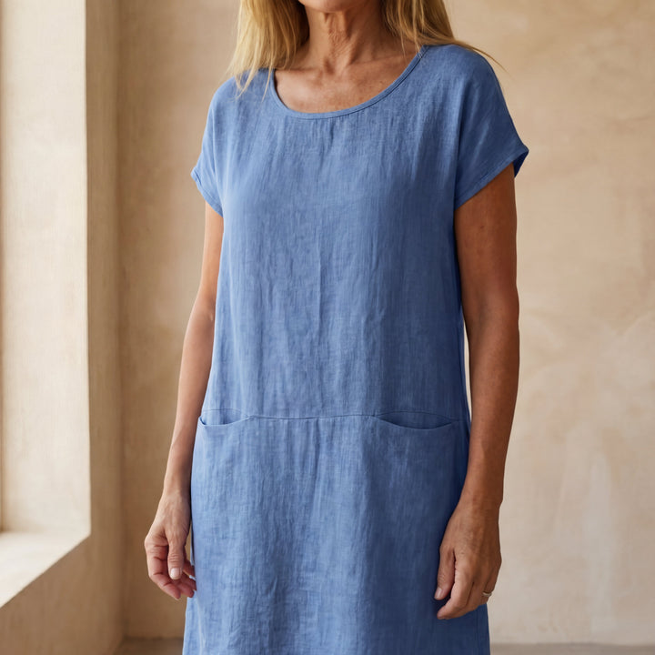 Robe Marinia | Coton Léger, Style Bohème & Manches Courtes 3