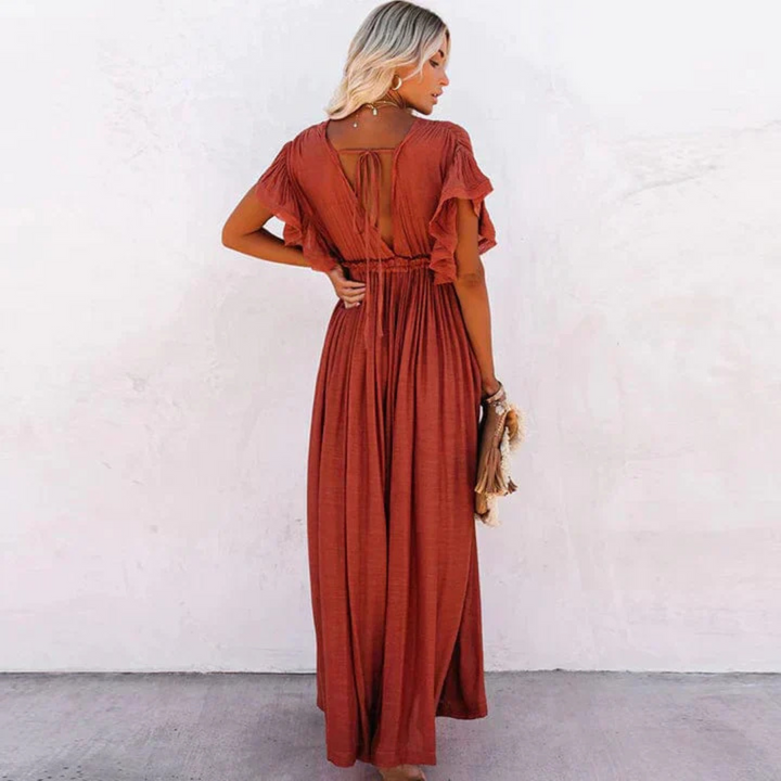 Robe Yolaine | Robe légère et fluide en coton-polyester pour l'été 3