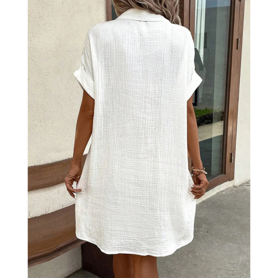 Robe chemise Fiona | Coupe Flatteuse & Tissu Léger 6
