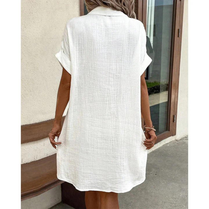 Robe chemise Fiona | Coupe Flatteuse & Tissu Léger 6