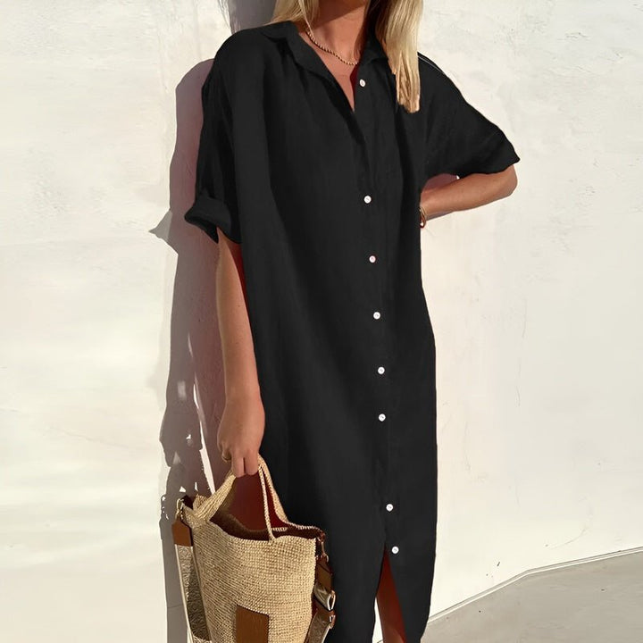Robe chemise Sophie pour femmes | Coton respirant, style décontracté 2