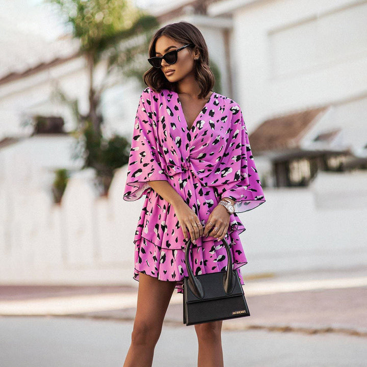 Robe courte Mina pour femmes | Style bohème, tissu léger et fluide 2