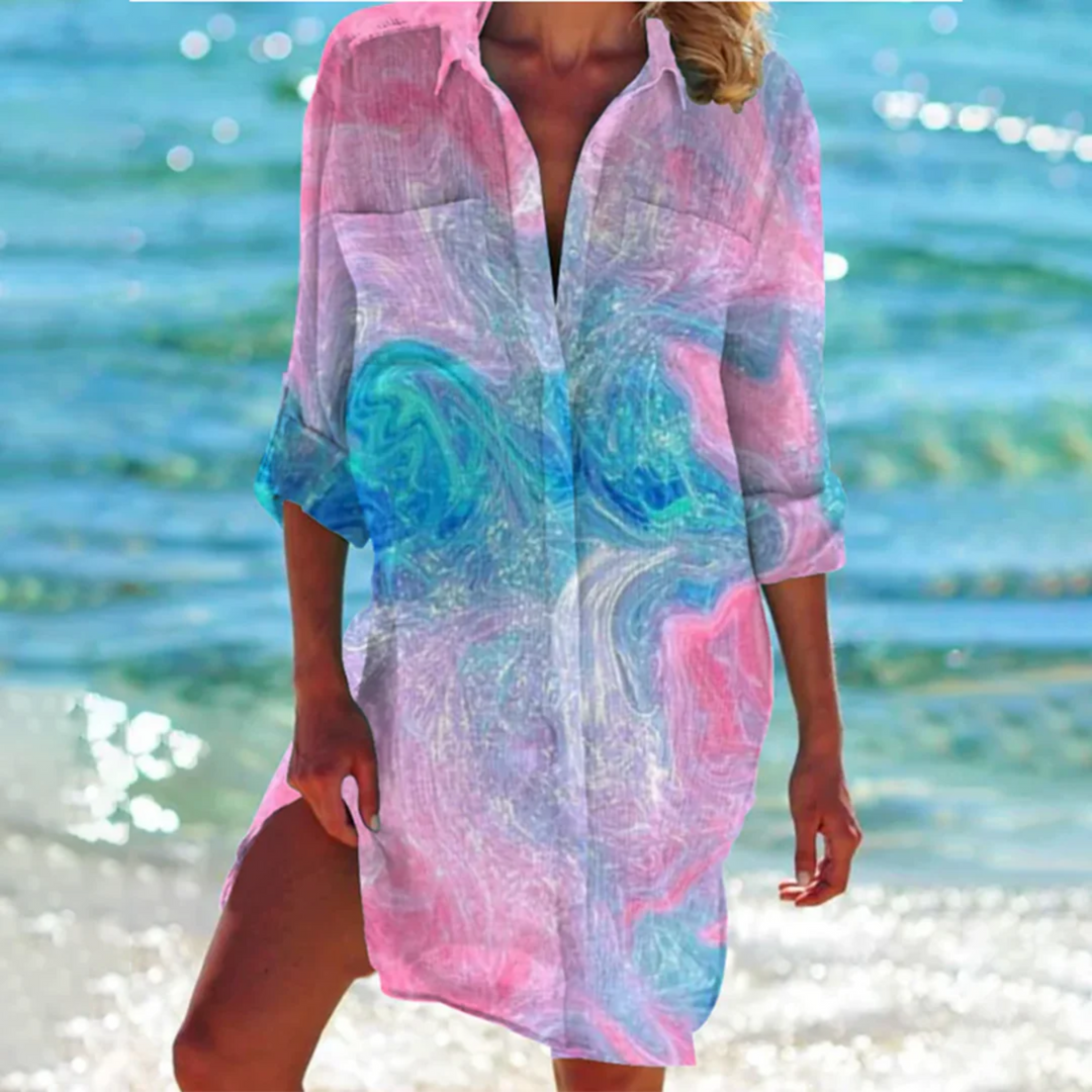 Robe d'été Azalie | Légère, fluide & motifs floraux pour femme 4