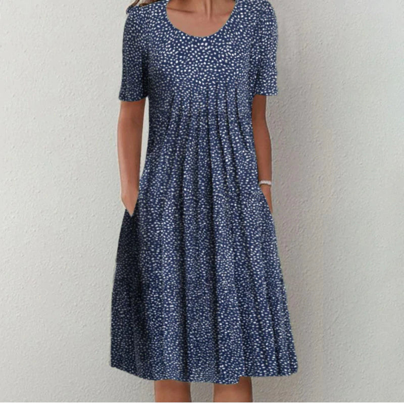 Robe d'été Charlotte | Tissu léger, imprimé floral pour femmes 2
