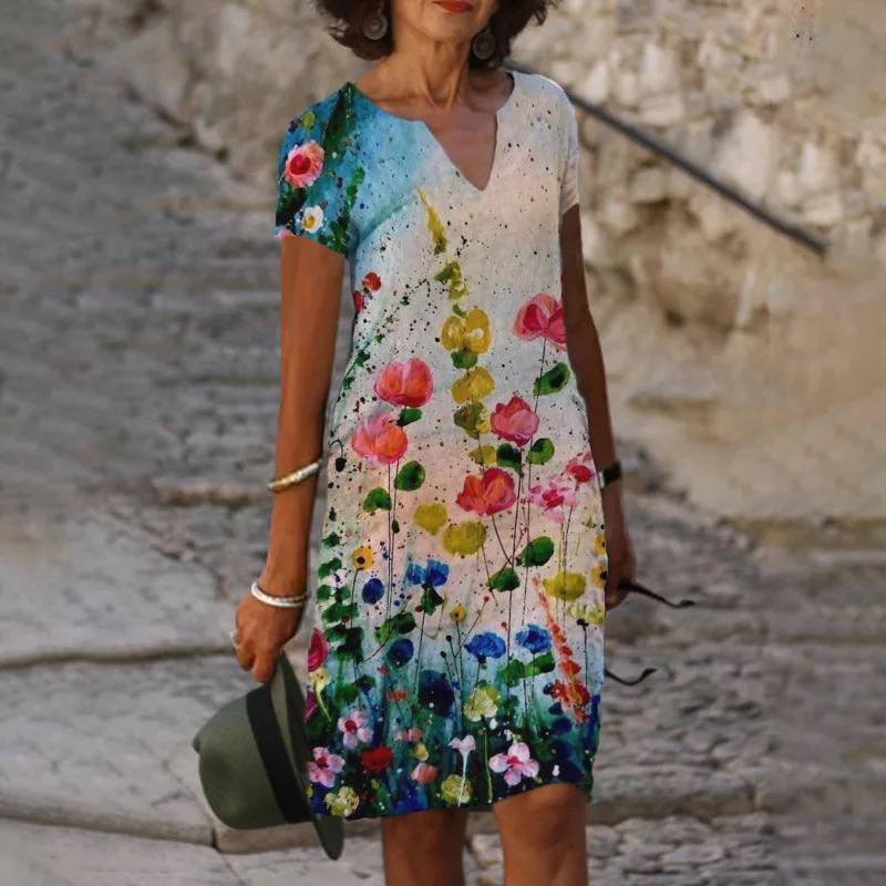 Robe d'été Isabelle | Tissu léger, design fleuri chic pour femmes 0