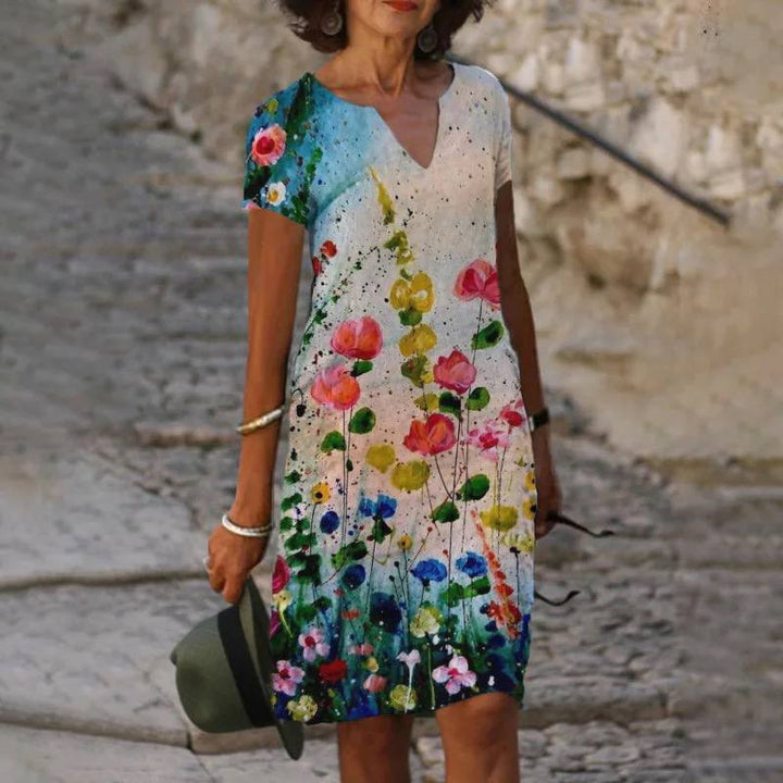 Robe d'été Isabelle | Tissu léger, design fleuri chic pour femmes 0