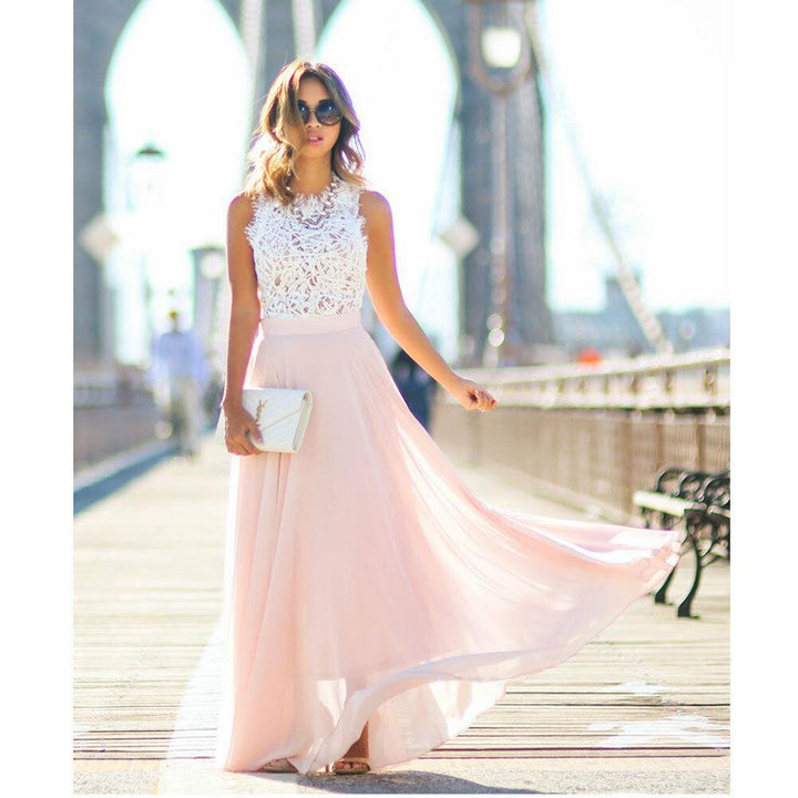 Robe d'été Lila | Dentelle délicate, coupe fluide pour femmes 1