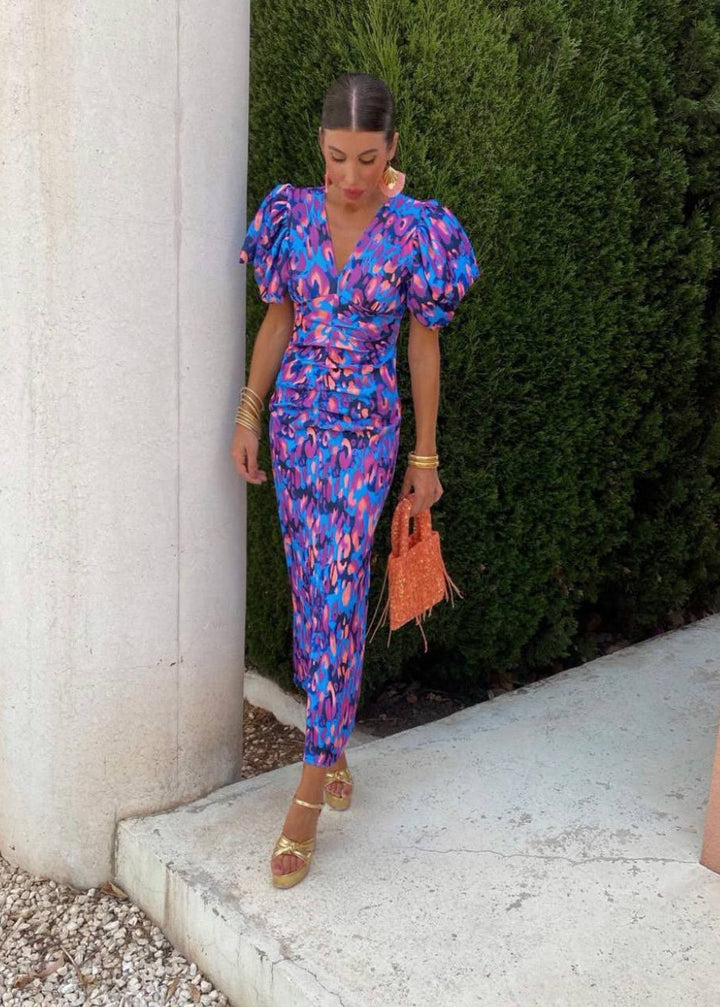 Robe de Soirée Levoire | Design Éblouissant & Manches Volumineuses 5